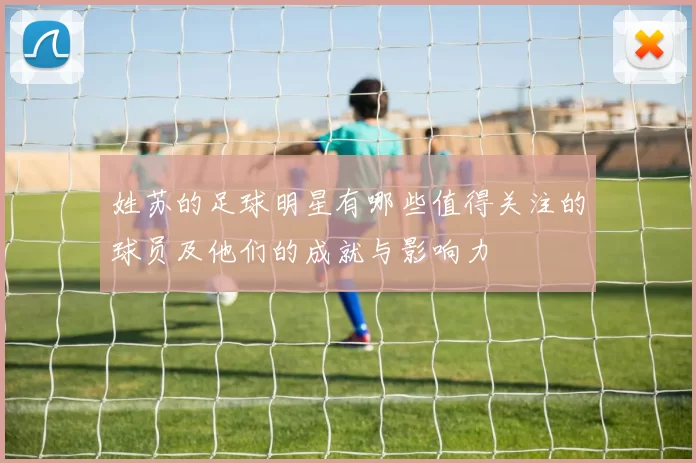 姓苏的足球明星有哪些值得关注的球员及他们的成就与影响力