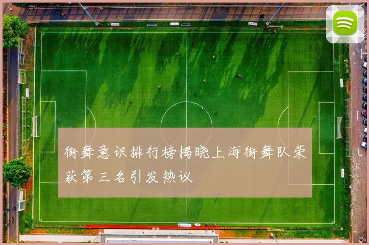 街舞意识排行榜揭晓上海街舞队荣获第三名引发热议