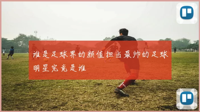 谁是足球界的颜值担当最帅的足球明星究竟是谁