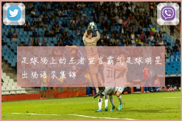 足球场上的王者宣言霸气足球明星出场语录集锦