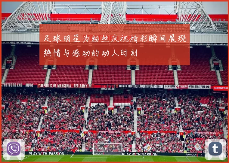 足球明星为粉丝庆祝精彩瞬间展现热情与感动的动人时刻