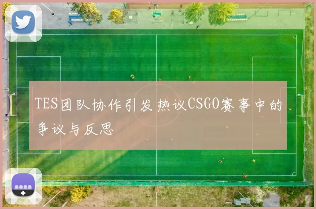 TES团队协作引发热议CSGO赛事中的争议与反思